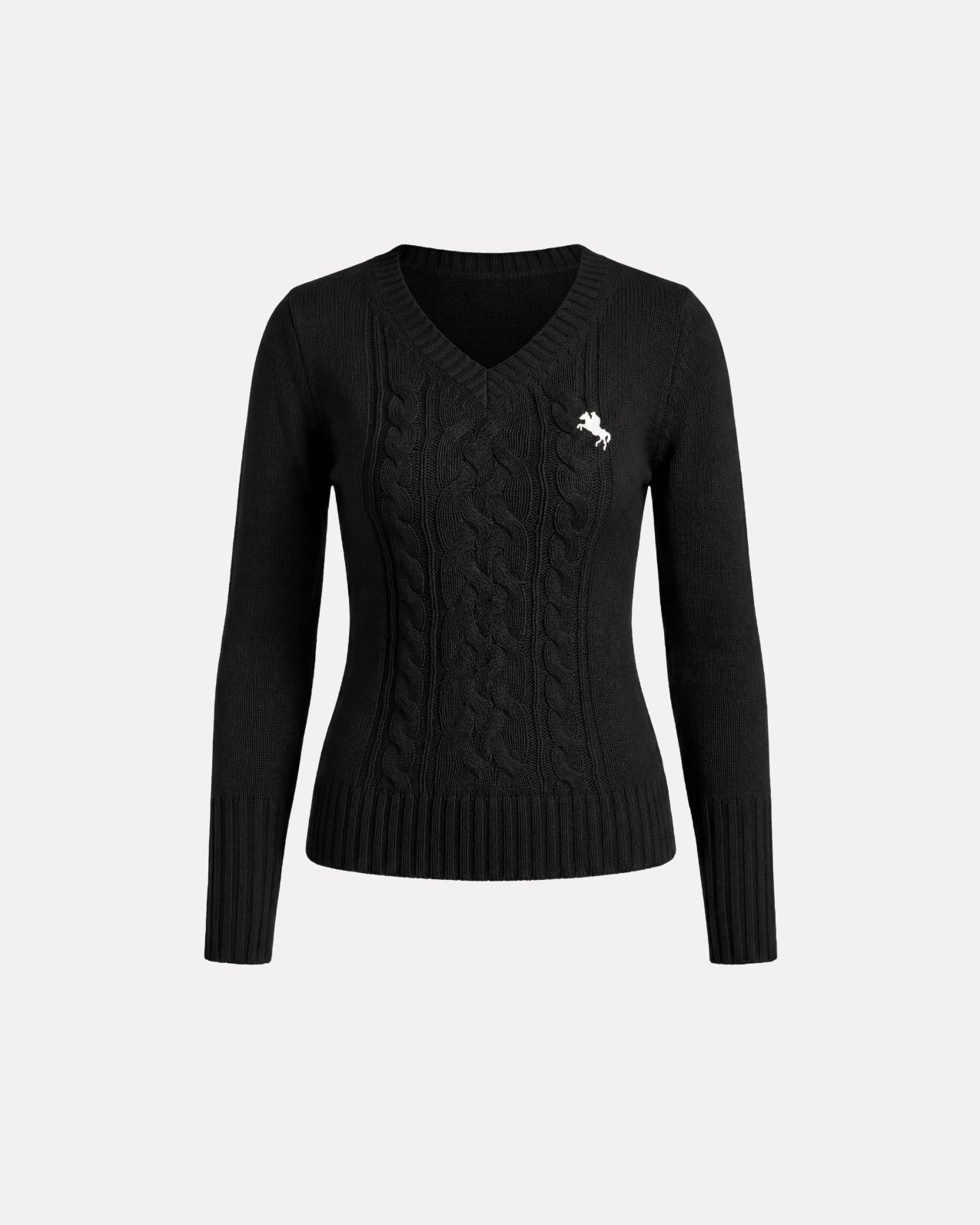 Knit V-Neck Sweater