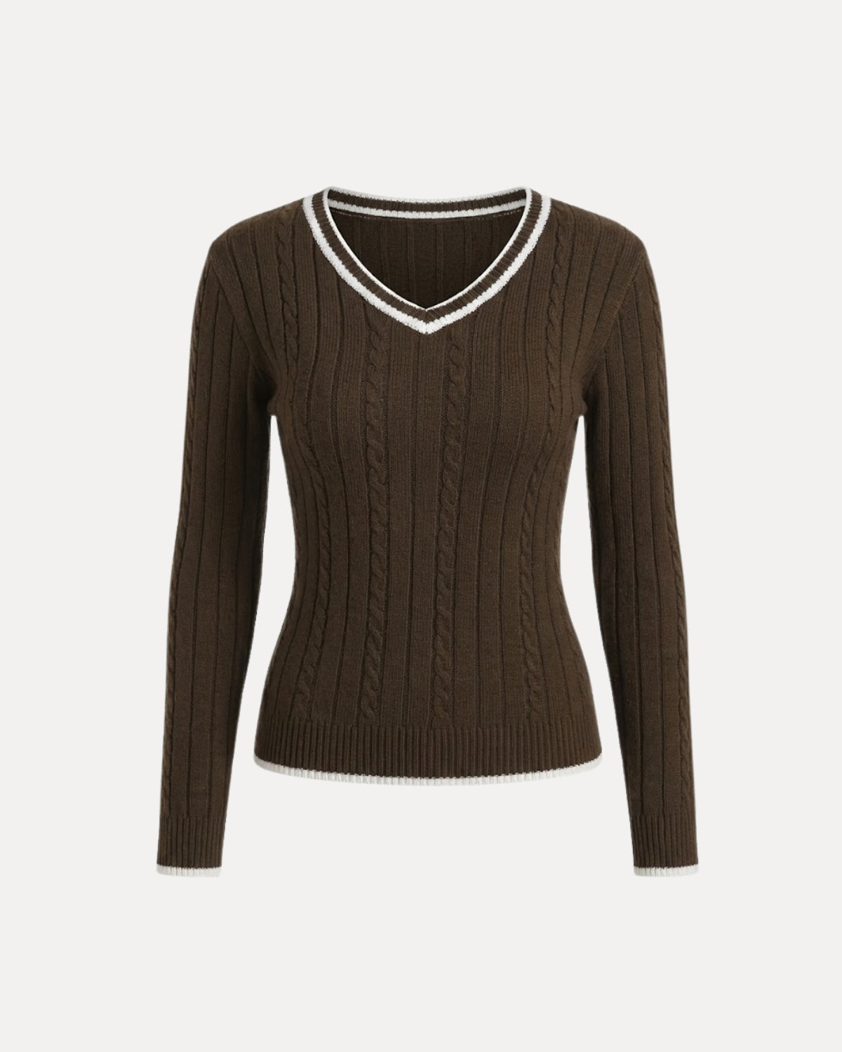 V Knit Sweater