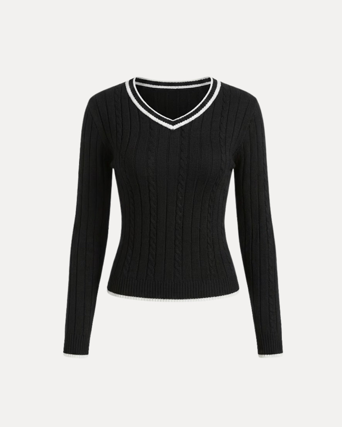 V Knit Sweater