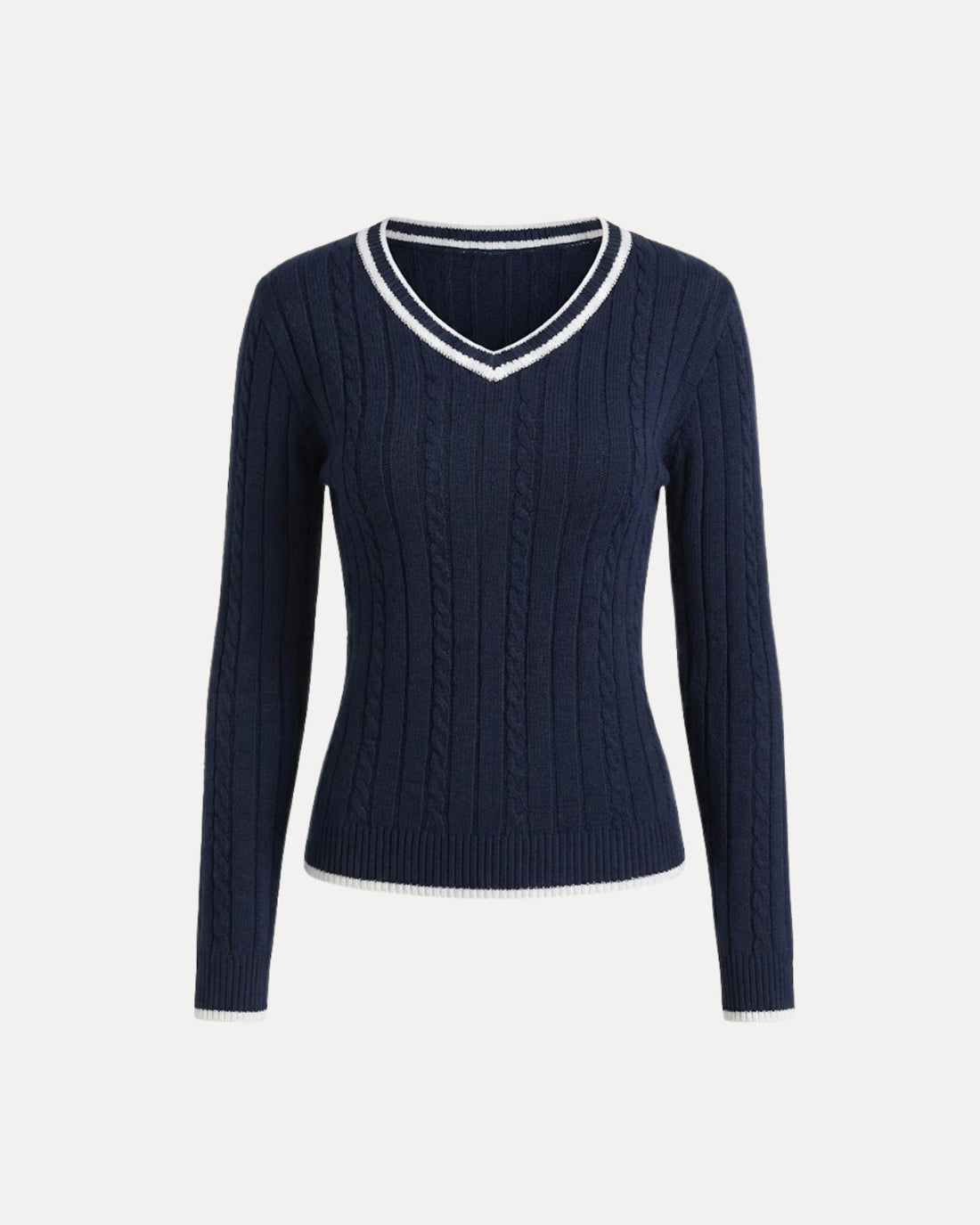 V Knit Sweater