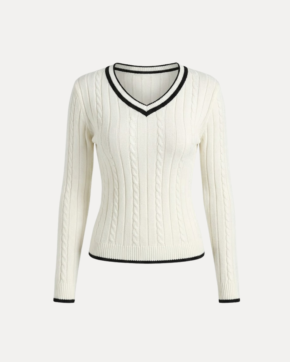 V Knit Sweater