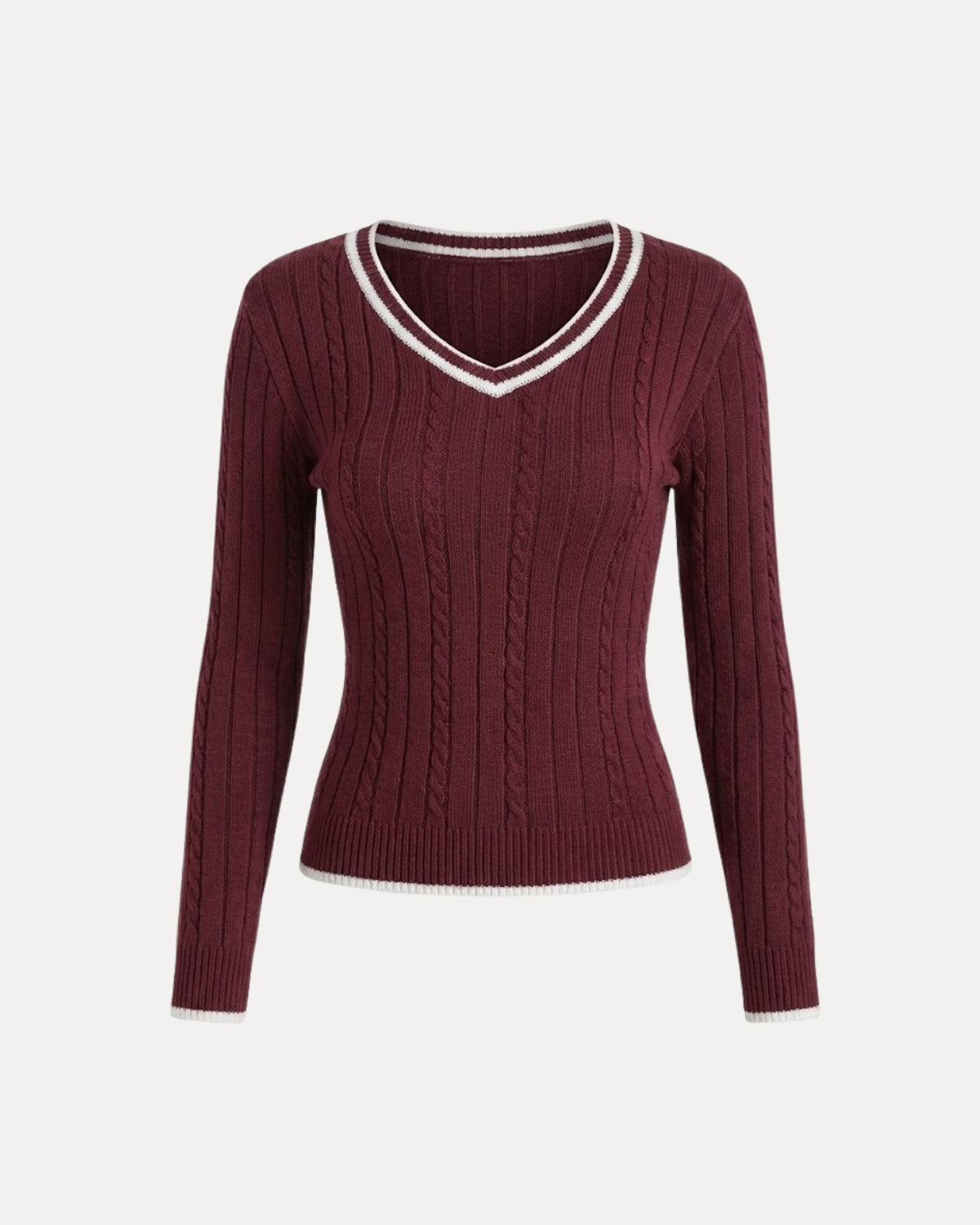 V Knit Sweater